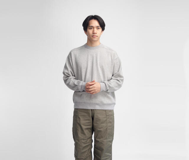 Upscape Audience オーディエンス ハニカムサーマル クルーネック 長袖