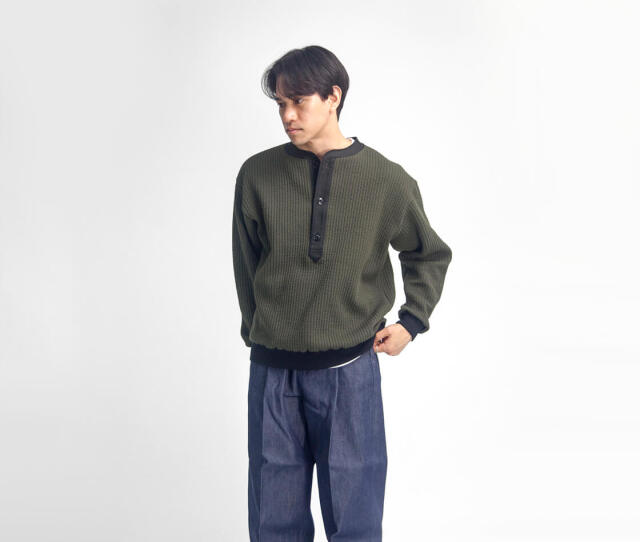 Upscape Audience オーディエンス ストレッチストライプキルティング
