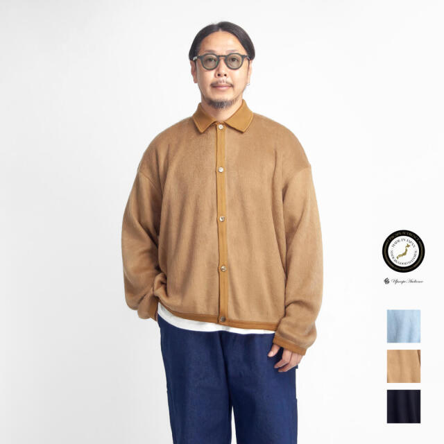 Upscape Audience オーディエンス モヘヤライクシャギー ウール ポロ