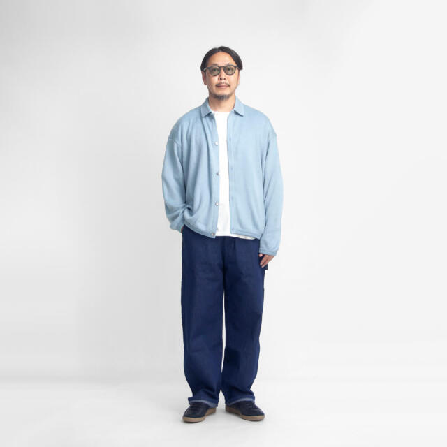 Upscape Audience オーディエンス モヘヤライクシャギー ウール ポロ