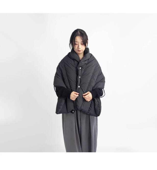 miffew ミフュー リバーシブルダウンケープ REVERSIBLE DOWN CAPE 日本  