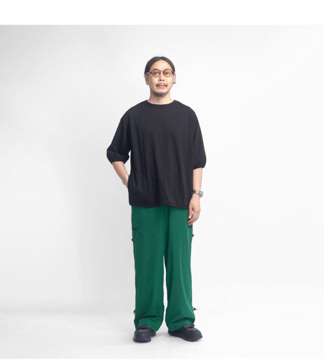 KELEN ケレン GRAS-2 サイドポケット スウェットTシャツ メンズ