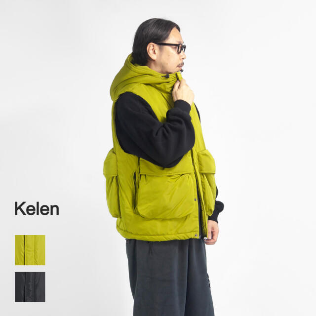 KELEN ケレン HYATT PUFF VEST ビッグポケット パフベスト 中綿