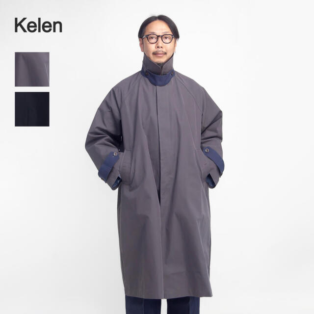 KELEN ケレン GRAVES ギャバジン バルカラーコート メンズ
