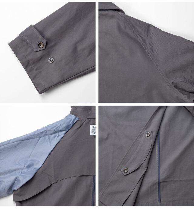 KELEN ケレン GRAVES ギャバジン バルカラーコート メンズ