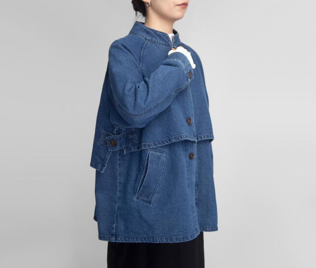 KELEN ケレン KIKO デニムジャケット マオカラー JK2071 レディース