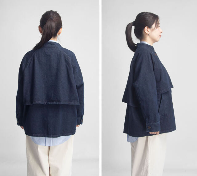 KELEN ケレン KIKO デニムジャケット マオカラー JK2071 レディース