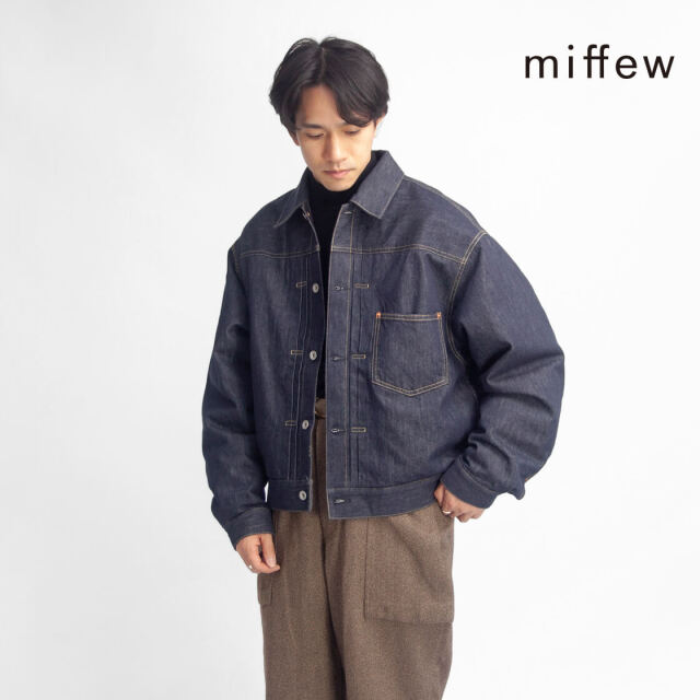 JACKET DOWN DENIM Gジャン ミフュー　デニムダウンジャケット miffew / miffew – FEW25WJK5338 ジャケット・アウター