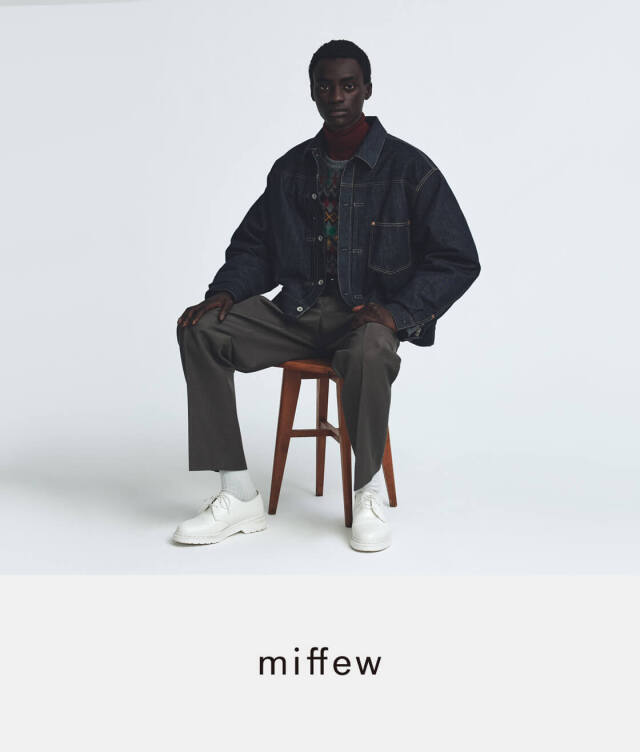 miffew ミフュー 1st デニムダウンジャケット 日本製 メンズ