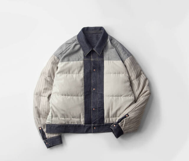 miffew ミフュー 1st デニムダウンジャケット 日本製 メンズ
