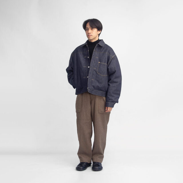 miffew ミフュー 1st デニムダウンジャケット 日本製 メンズ