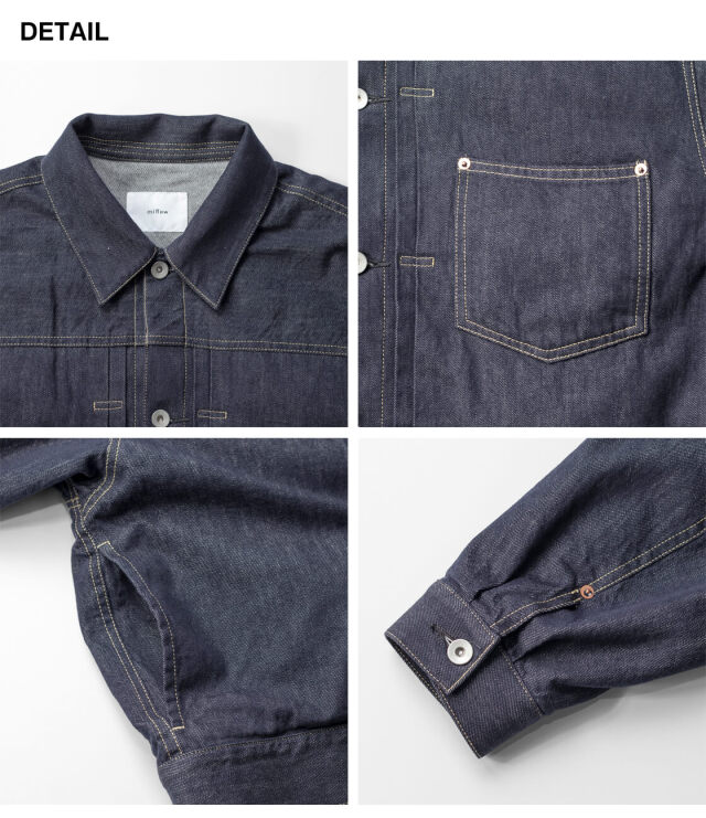 miffew ミフュー 1st デニムダウンジャケット 日本製 メンズ