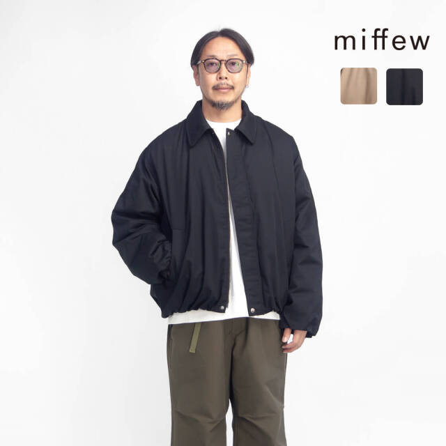 ミフュー　miffew フーテッド　ダウンジャケット　ブラック miffew（ミフュー） ダウンジャケット ダウン 「miffew/ミフュー