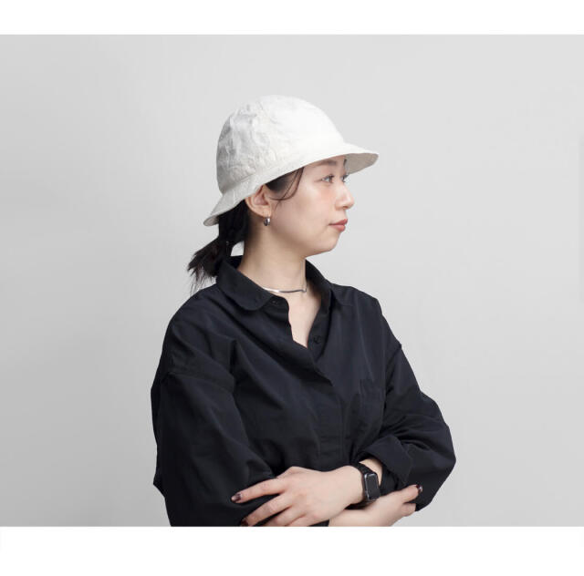 HIGHER ハイヤー 綿麻ウェザー 6パネルハット 帽子 日本製