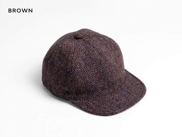 HIGHER ハイヤー ハリスツイード ウールオートミール キャップ 帽子