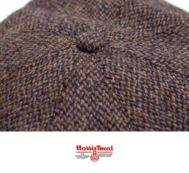 HIGHER ハイヤー ハリスツイード ウールオートミール キャスケット