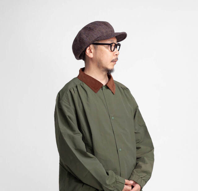 HIGHER ハイヤー ハリスツイード ウールオートミール キャスケット