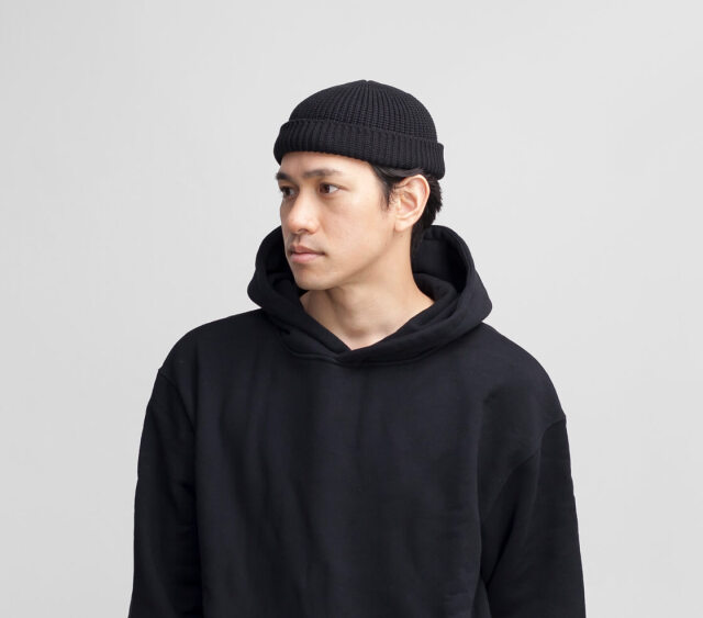 HIGHER ハイヤー コットンニット ワッチキャップ ニット帽 ビーニー