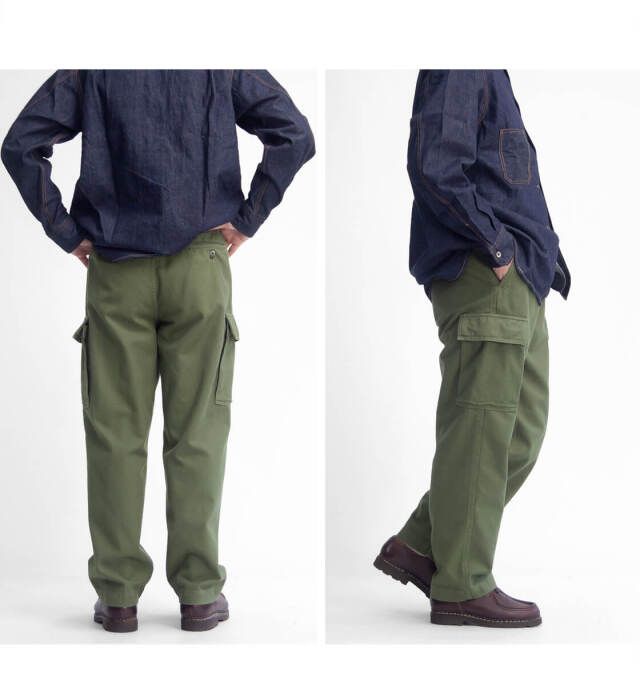 OMNIGOD オムニゴッド フレンチサージ ジャーマンイージーカーゴパンツ