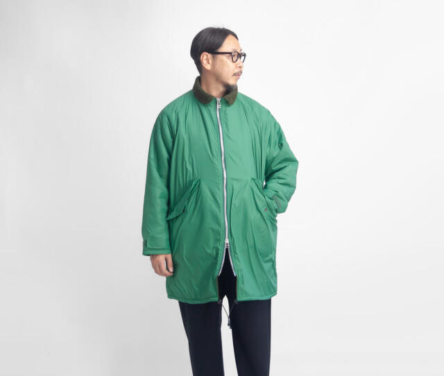 OMNIGOD オムニゴッド クリーミーライト 裏ボア フードコート メンズ