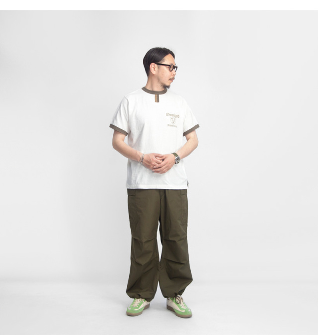 OMNIGOD オムニゴッド ラフィ天竺 クラブリンガーTシャツ 日本製