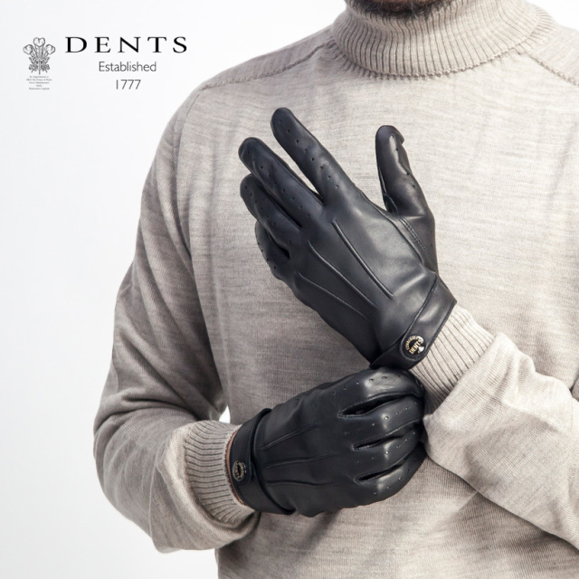 DENTS デンツ FLEMMING フレミング ジェームズボンド ヘアシープレザー 