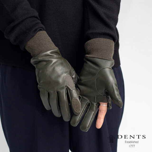 DENTS デンツ SPEYSIDE 撥水ヘアシープレザー シューティンググローブ