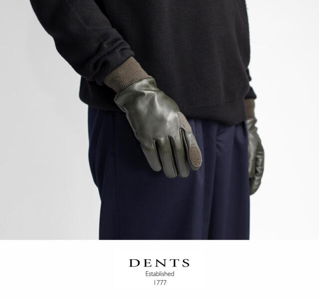 DENTS デンツ SPEYSIDE 撥水ヘアシープレザー シューティンググローブ