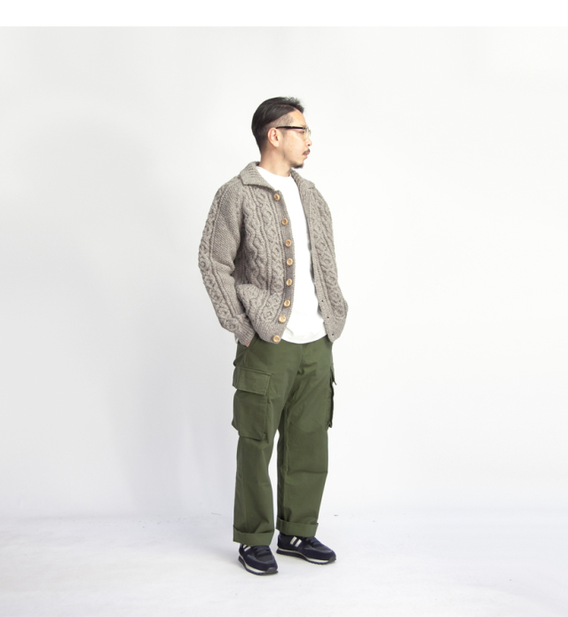 INVERALLAN インバーアラン 3A Naturally Neutral ハンドニットウール