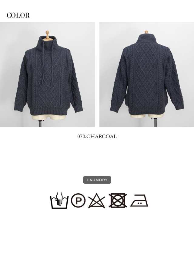 Aran Woollen Mills アランウーレンミルズ メリノウール100％ カウル