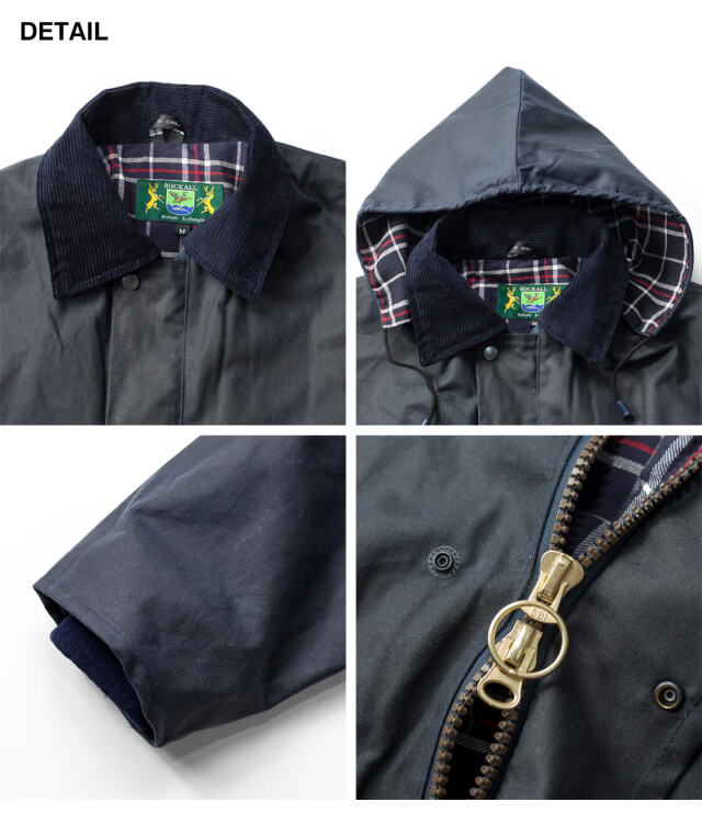 ROCKALL ロックオール BOLTON ワックスコットン オイルドジャケット メンズ