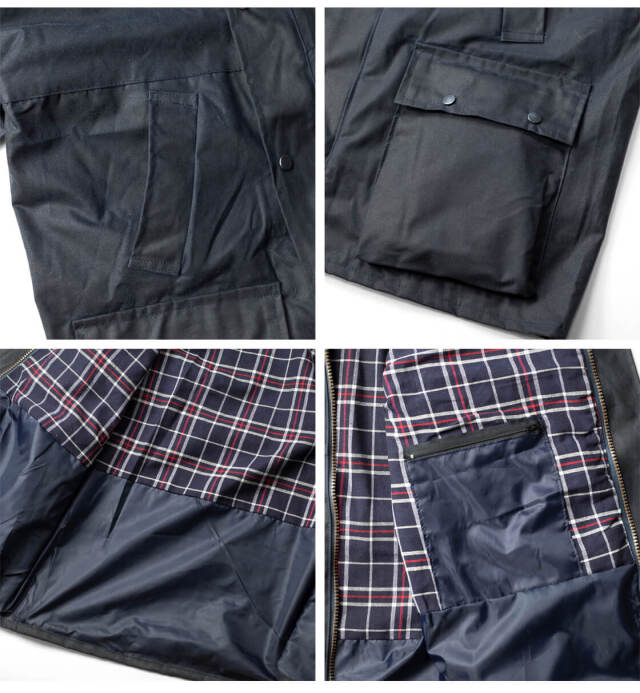 ROCKALL ロックオール BOLTON ワックスコットン オイルドジャケット メンズ