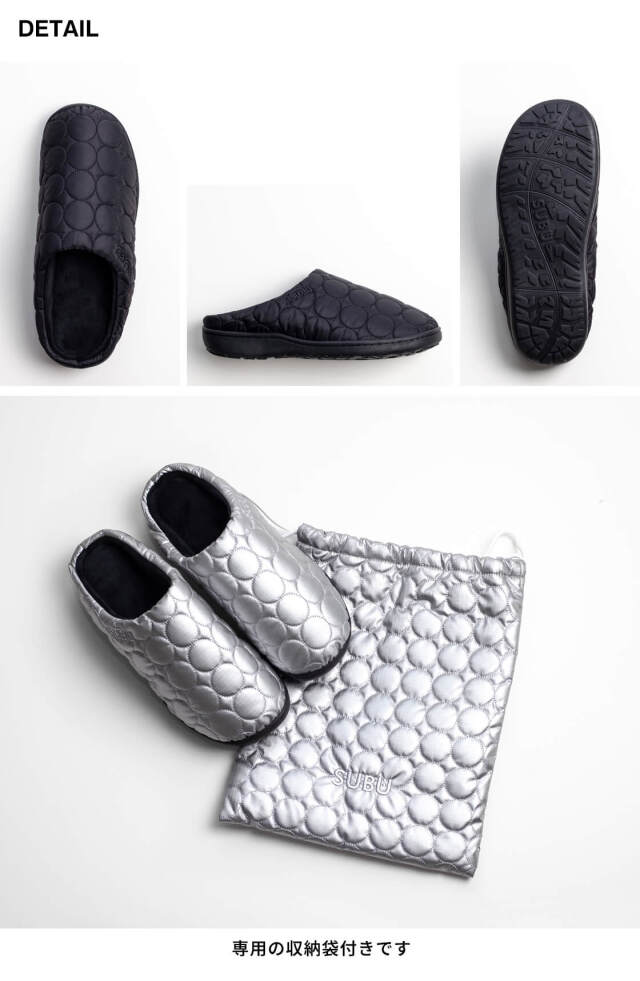SUBU スブ ORIGINALS CIRCLE サークル ボア サンダル スリッポン 起毛