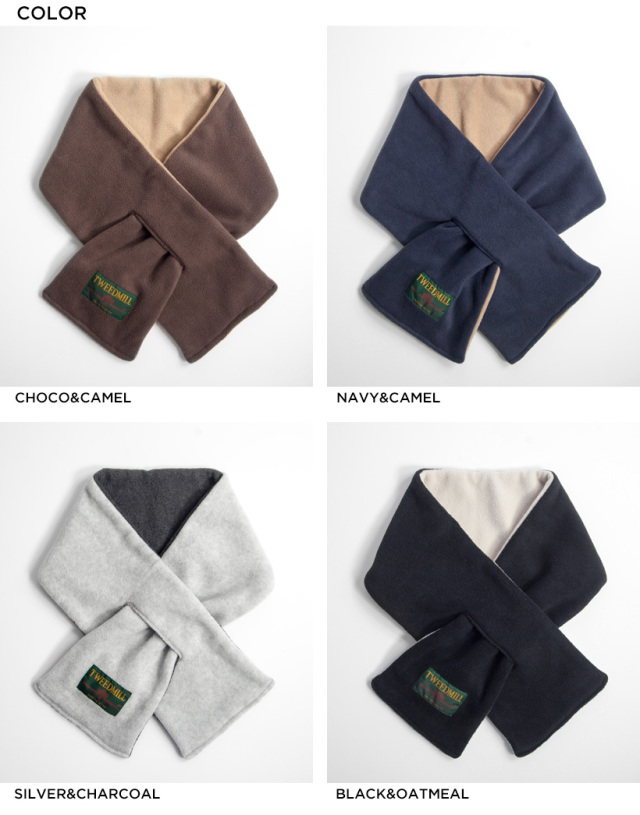 TWEEDMILL ツイードミル 別注 リバーシブル スリット入り フリース