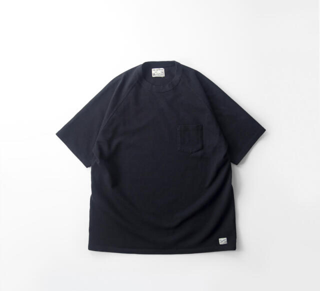 Kepani ケパニ スウェーデン鹿の子 ラグランスリーブTシャツ 日本製 メンズ