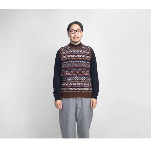 JAMIESON'S ジャミーソンズ フェアアイル クルーネックニット