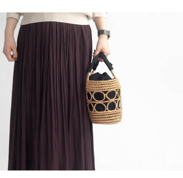 TARANGO タランゴ パームファイバー 手編み かごバッグ インナー