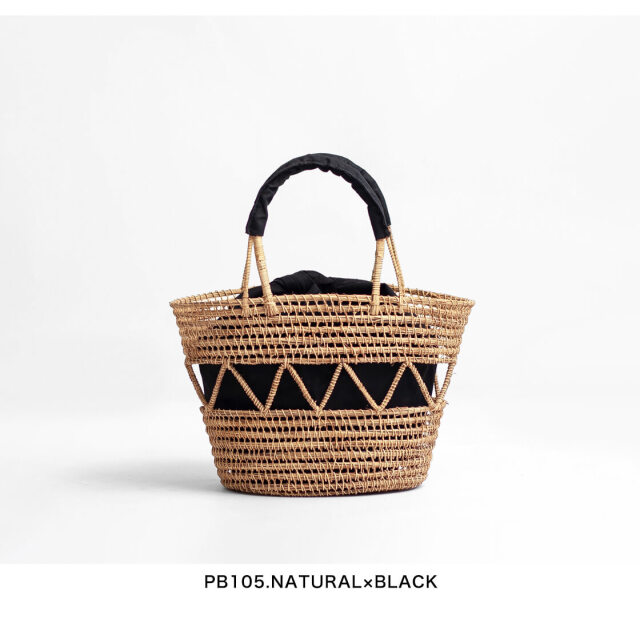 TARANGO タランゴ パームファイバー 手編み かごバッグ インナーバッグ