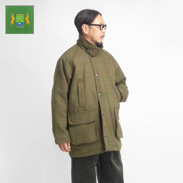 ROCKALL ロックオール SHOOTING ウールツイード 中綿 ハンティング