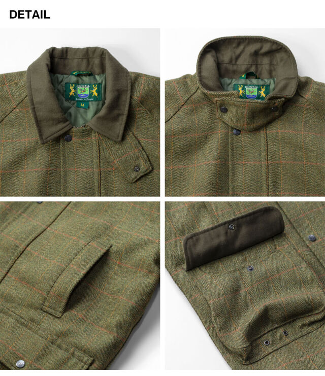 ROCKALL ロックオール SHOOTING ウールツイード 中綿 ハンティング