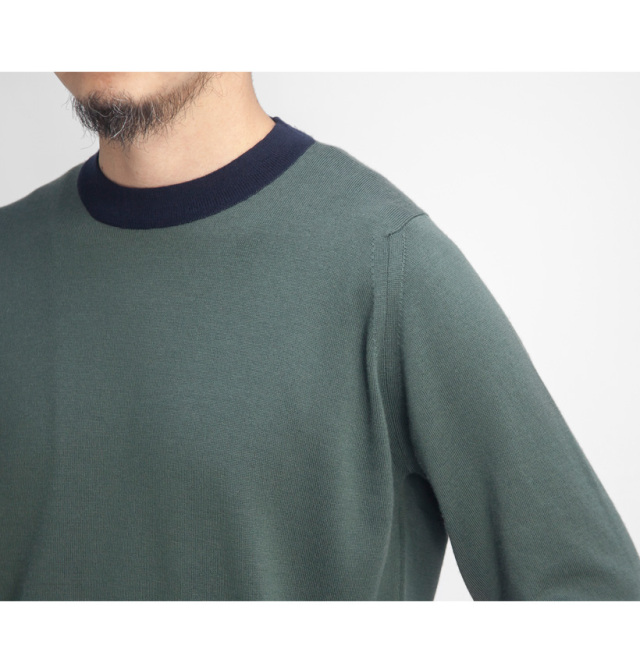 【極美品】JOHN SMEDLEY Wool クルーネック ニット バイカラー 楽天市場】【セール価格】JOHN SMEDLEY ジョンスメドレー SKERN