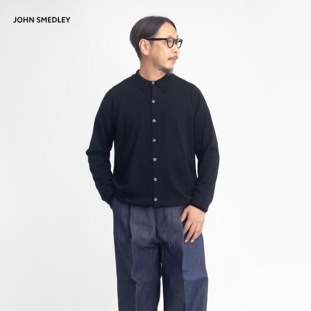JOHN SMEDLEY TIBOR 24G EASY FIT カーディガン JOHN SMEDLEY ジョンスメドレー TIBOR ニットシャツカーディガン