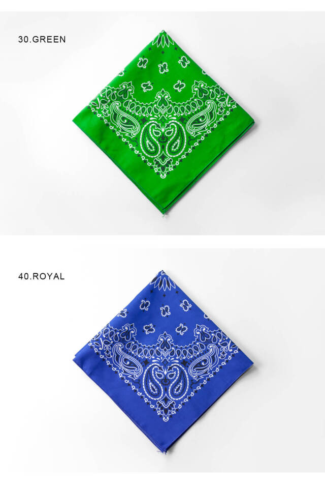 HAV-A-HANK ハバハンク バンダナ 大判 全12色 ペイズリー 柄 おしゃれ