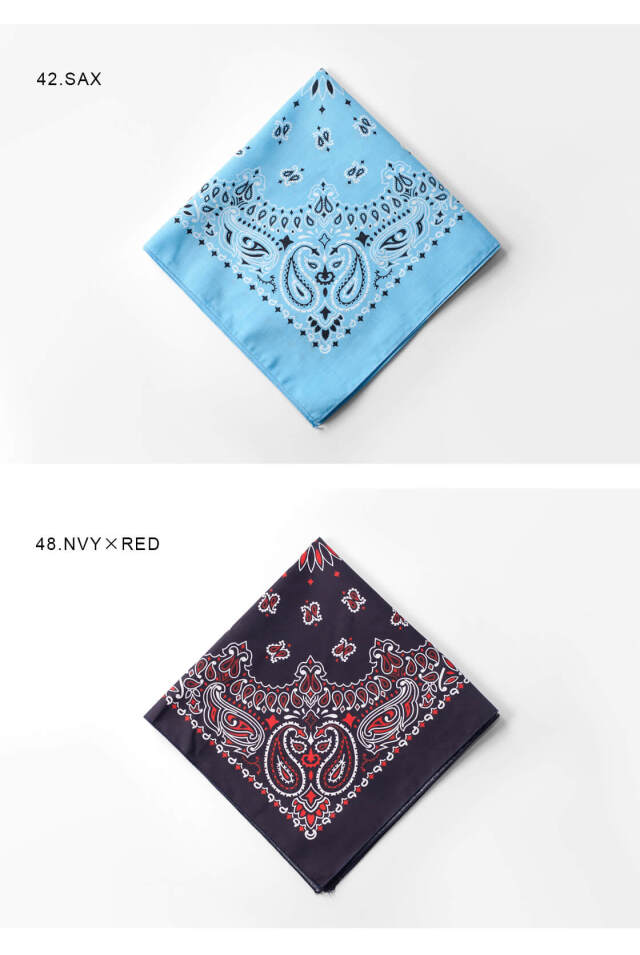 HAV-A-HANK ハバハンク バンダナ 大判 全12色 ペイズリー 柄 おしゃれ