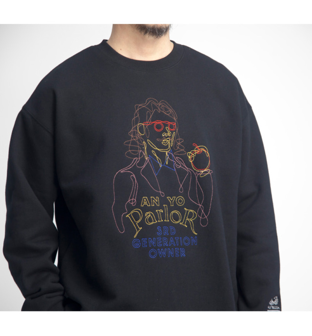 FRUIT OF THE LOOM フルーツオブザルーム AN YO TAILOR 刺繍トレーナー