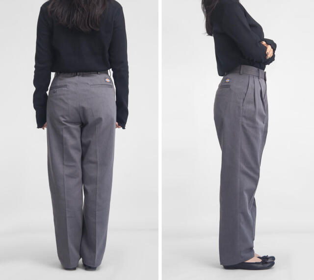 Dickies ディッキーズ テーパードパンツ 2タック TCツイル レディース