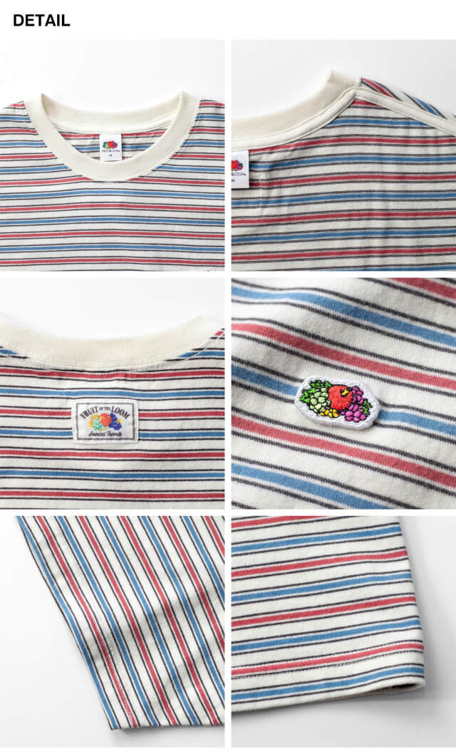 FRUIT OF THE LOOM フルーツオブザルーム ピーチ起毛天竺 ナローマルチ