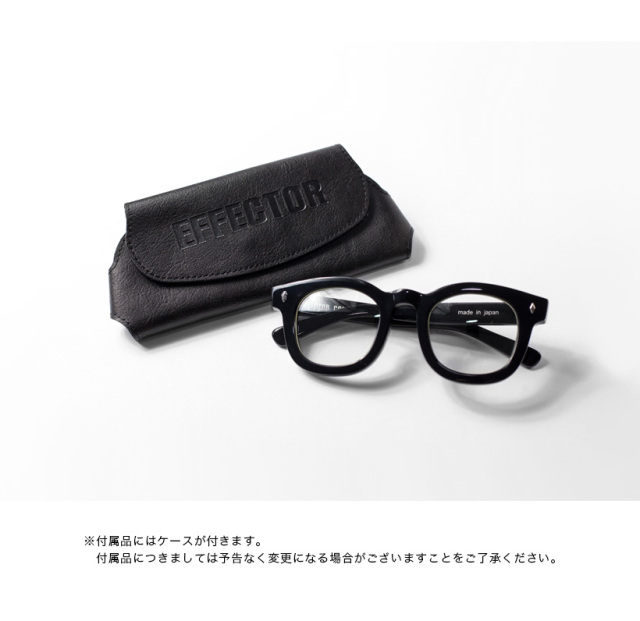 EFFECTOR COMODO眼鏡フレームブラックおしゃれ セルフレーム 日本製 EFFECTOR COMODO眼鏡フレームブラックおしゃれ セルフレーム