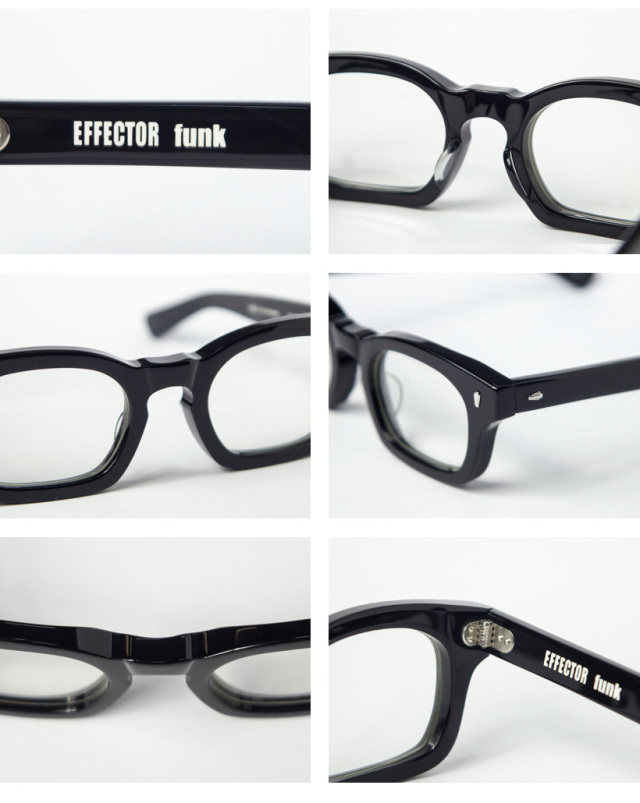 EFFECTOR funk エフェクター ファンク EFFECTOR エフェクター funk ファンク スクエア メガネ 伊達 度付き