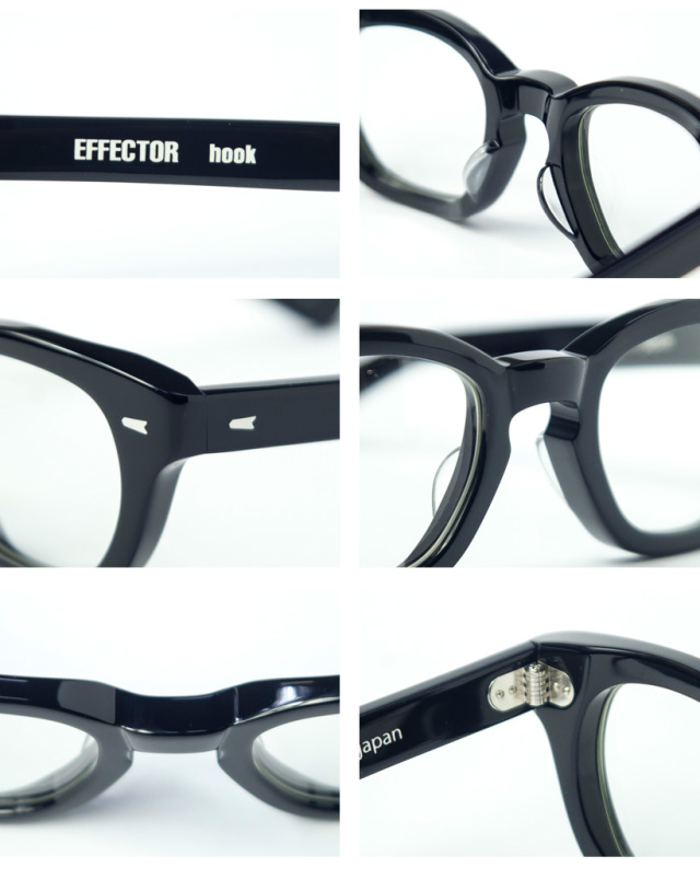 EFFECTOR エフェクター Hook フック ウェリントン メガネ 伊達 度付き